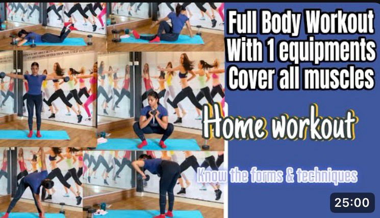 Full body workout with 1 equipment
